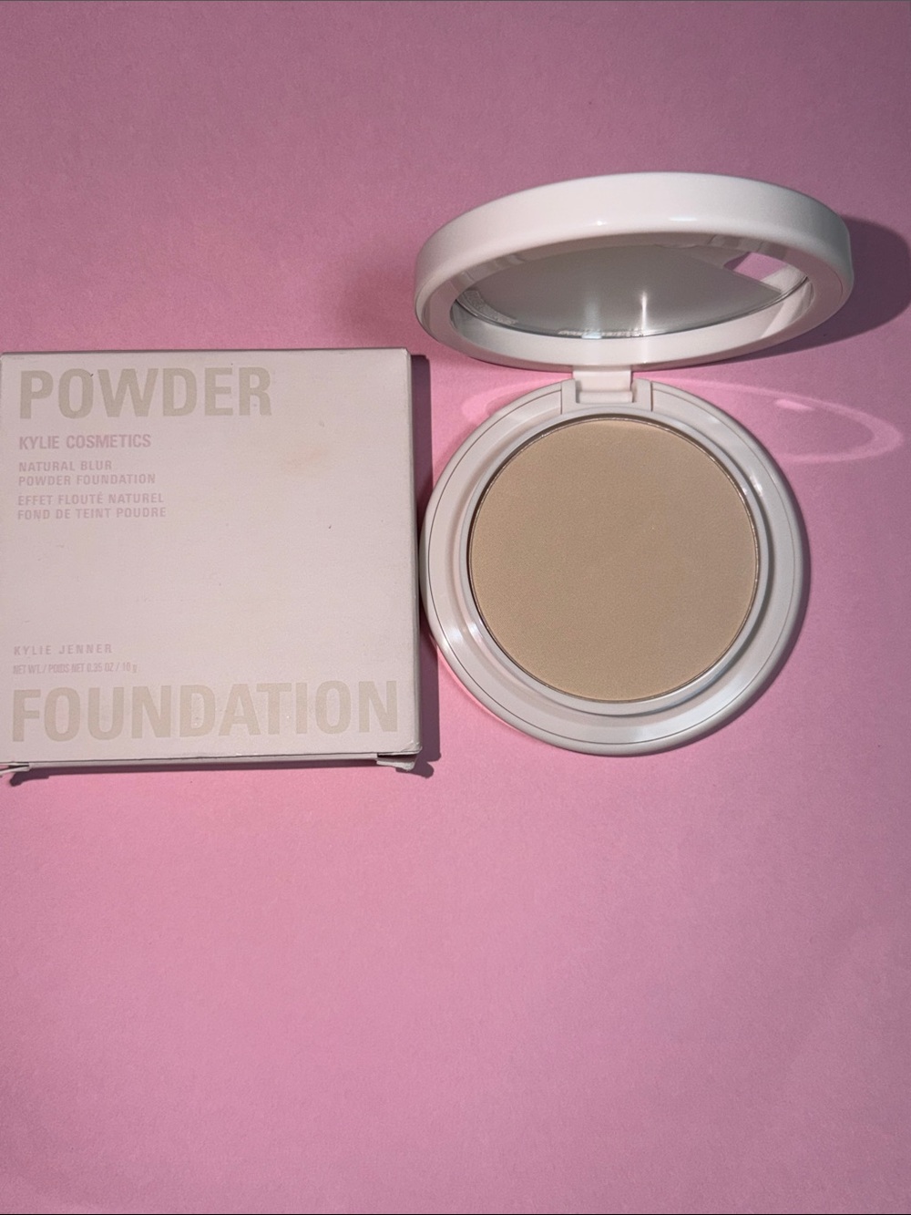 Kylie Cosmetics Powder Foundation natural blur powder foundation
